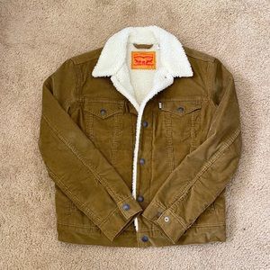 Levi’s Corduroy Sherpa Trucker Jacket